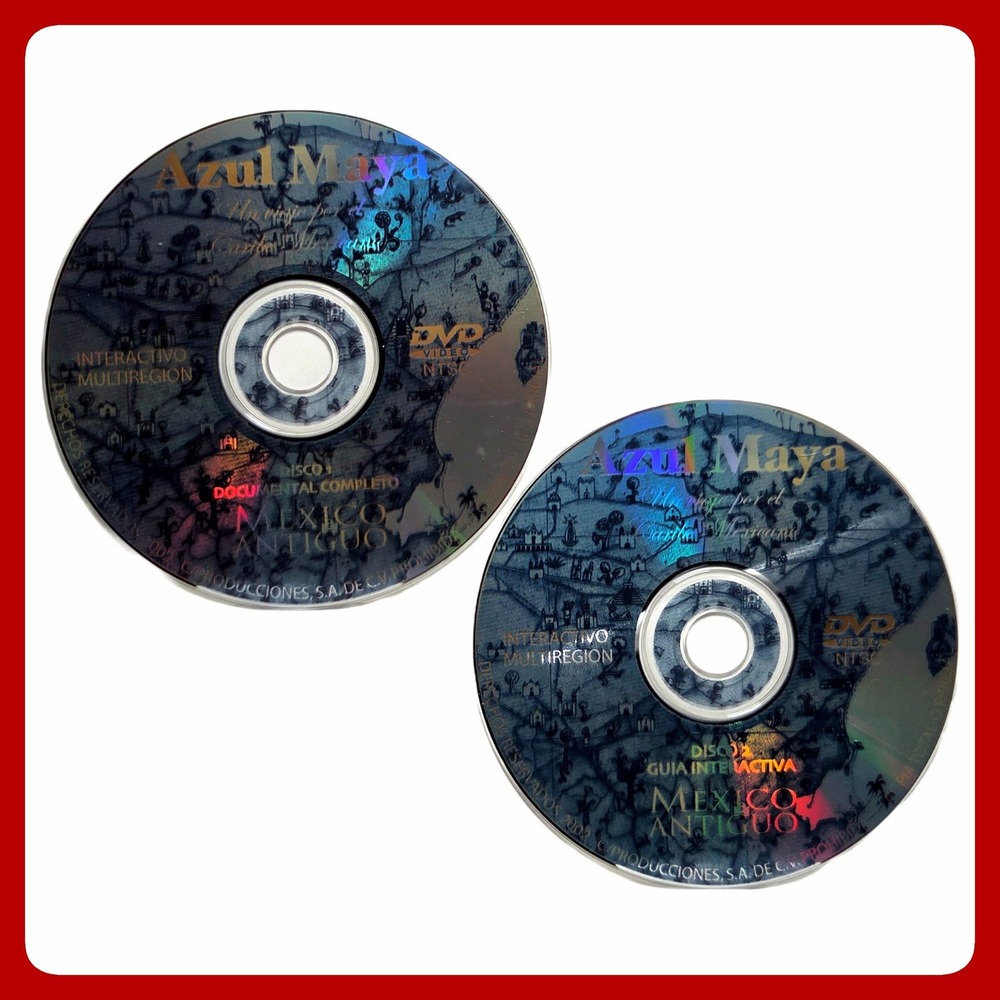 Azul Maya Mexico Antiguo Documentary DVD Set History Educational Media